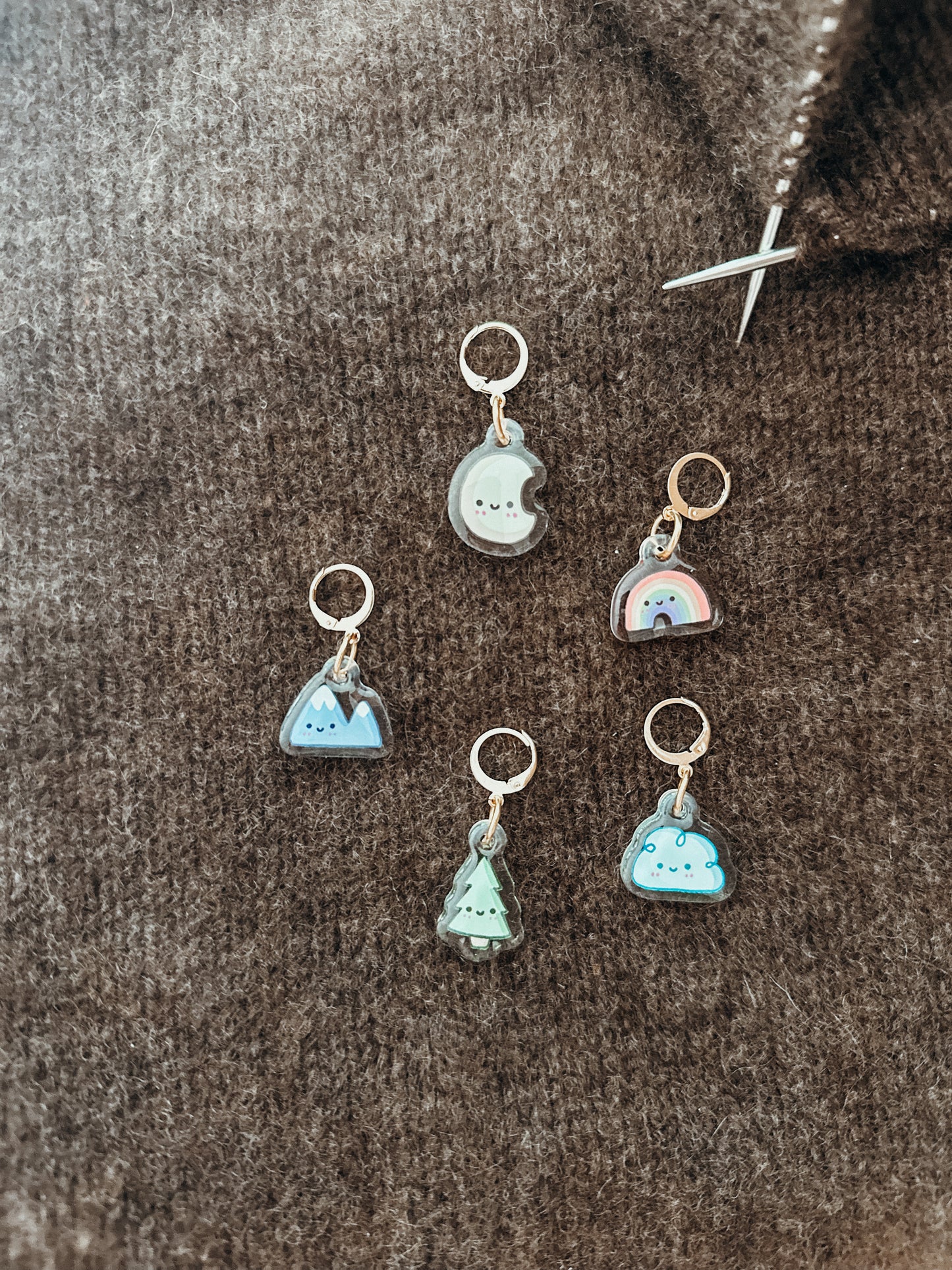 Acrylic Stitch Markers - Cozy Mood