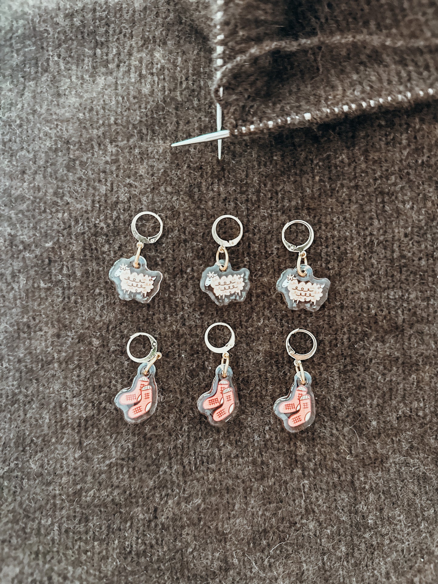 Acrylic Stitch Markers - Cozy Mood