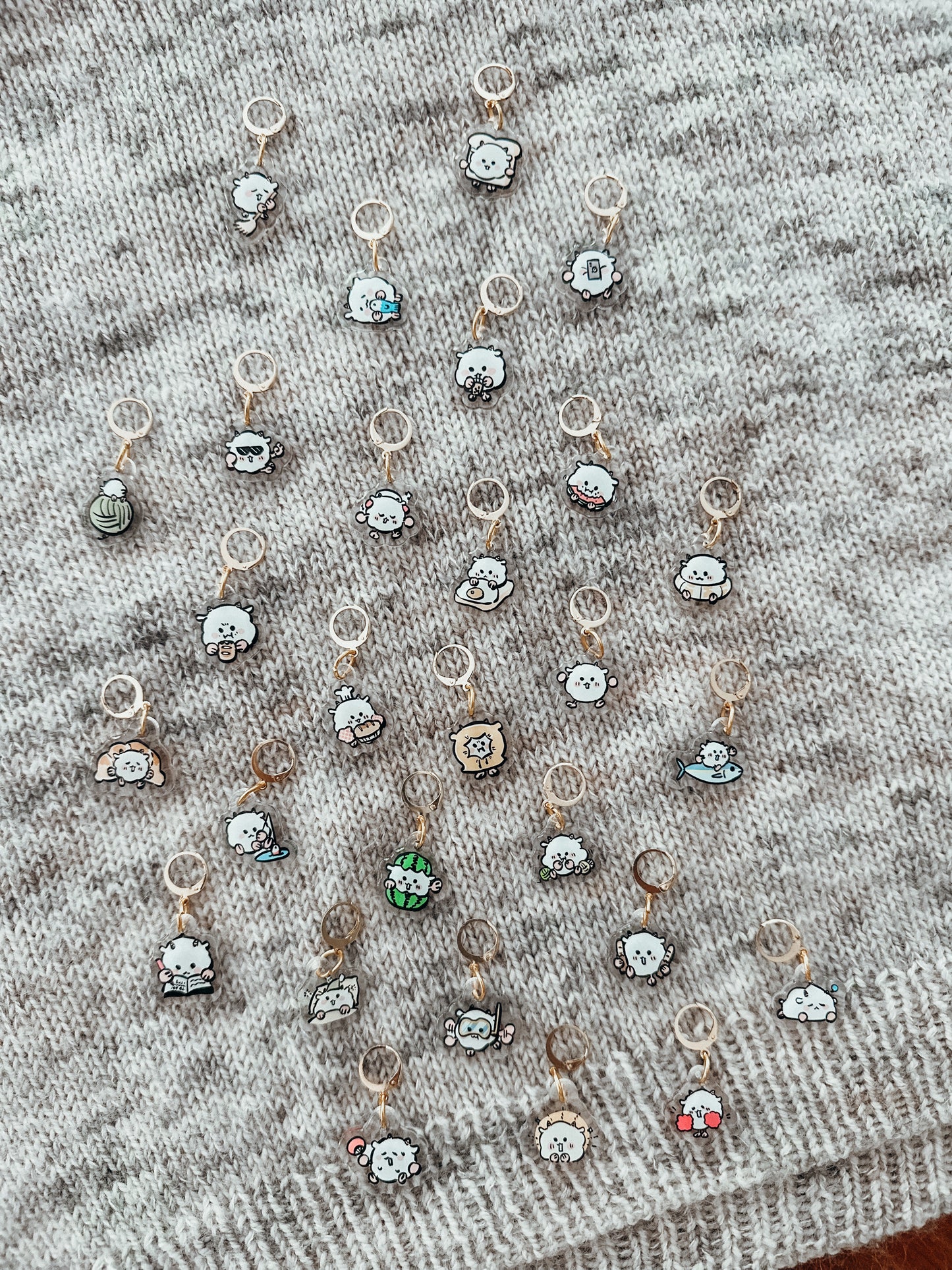 Acrylic Stitch Markers - Purl's Life