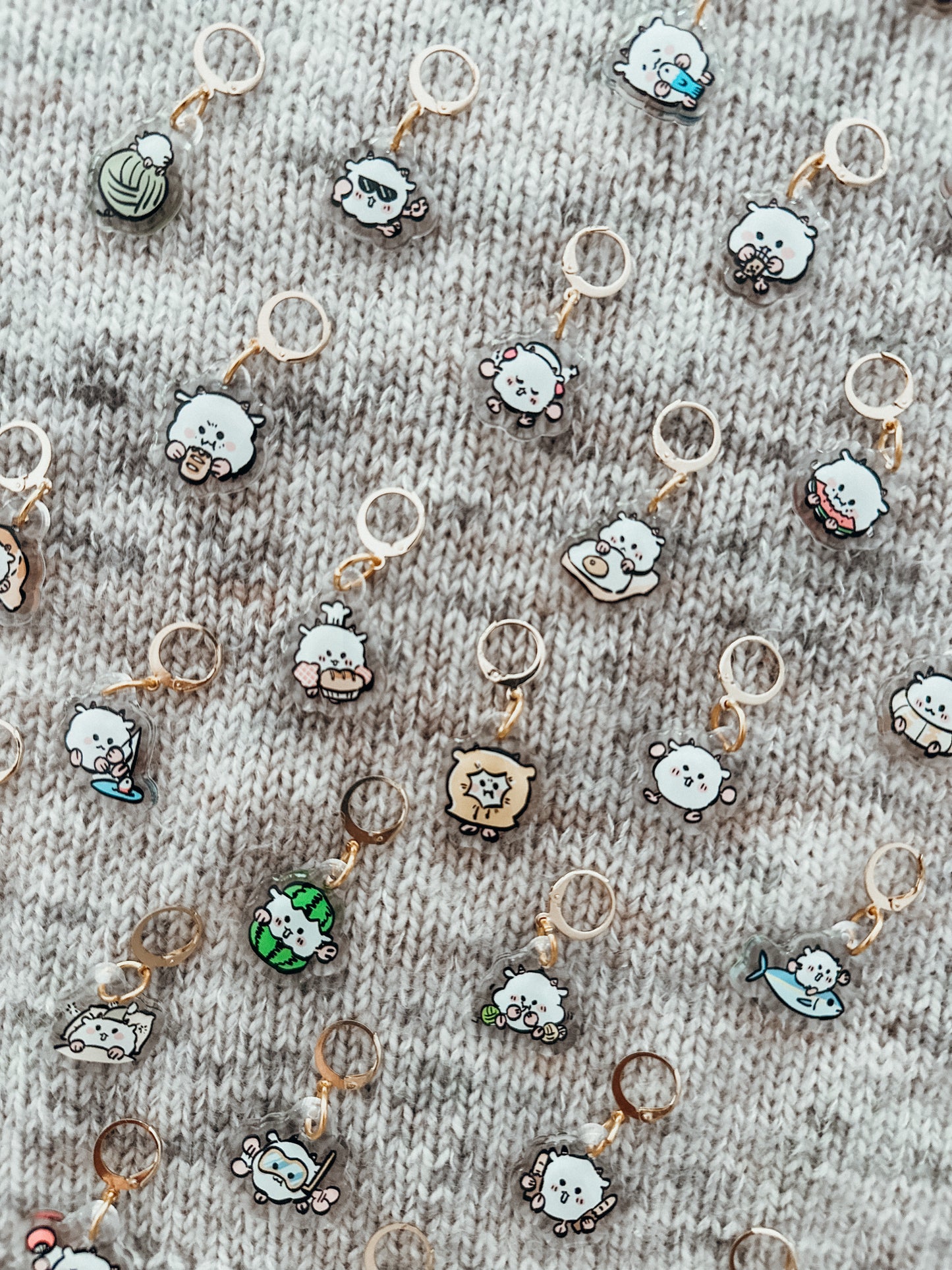 Acrylic Stitch Markers - Purl's Life